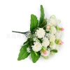 Cheap and beautiful small flower heads and small flower clusters factory direct sales, artificial rose balls, chrysanthemums, hydrangeas, hand bouquets wholesale details Picture